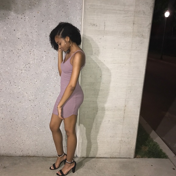 Mauve mini dress - Picture 2 of 4